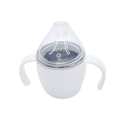 BERZ Children's Training-drinking Cup 304 Stainless Steel Leak-proof and Choke-proof Baby Cup
