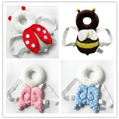 Baby Head Protection Pad Toddler Headrest Pillow Baby Neck Cute Wings Nursing Drop Resistance Cushion Toddler Back Protecting
