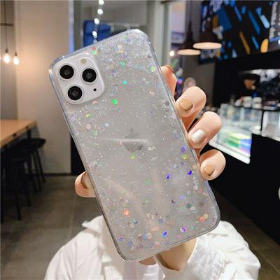 Glitter Powder Drop Glue Shockproof Soft TPU Back Cover Case for iPhone 11 Pro Max 6.5