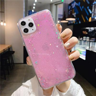 Glitter Powder Drop Glue Shockproof Soft TPU Back Cover Case for iPhone 11 Pro Max 6.5