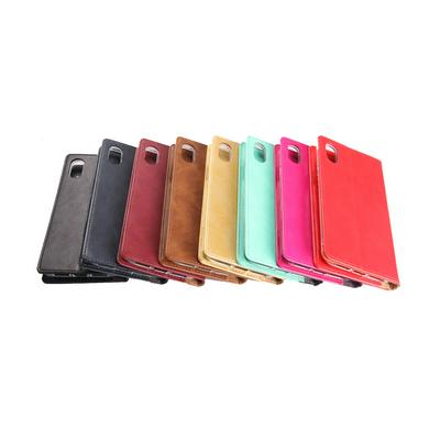 Mercury Goospery Blue Moon PU Leather + TPU Back Cover Case with Card Holder Wallet and Stand for iPhone Xs Max 6.5