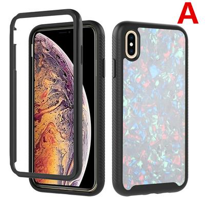 Detachable Three-in-one PC Upper Frame + Removeable Card +TPU Back Cover Phone Case for iPhone Xs Max 6.5