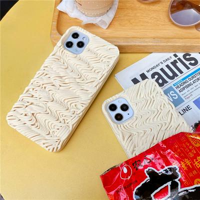 3D Creative Instant Noodles Pattern Shockproof Soft Silicone Back Cover Protective Case for iPhone 11 Pro 5.8