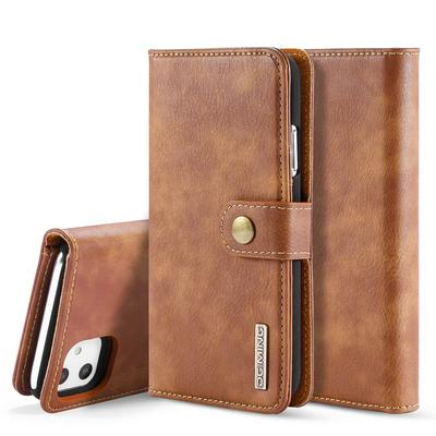 DG.MING Wallet Style PU Leather + Detachable PC Card Holder with Stand and Buckle Case for Apple iPhone 11 Pro Max(6.5) 