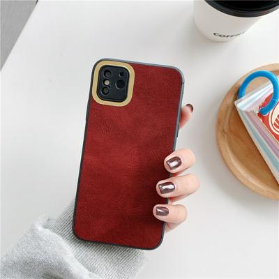 Retro Rubik's Cube Simulation Leather Coated PC + Soft TPU Back Cover Case for iPhone 12 Pro Max (6.7)