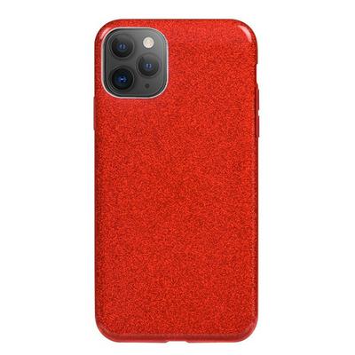 Glitter Powder 3 in 1 Drop-Proof Crystal Clear Dull Polished PC + Shining Soft Paper + TPU Gradation Soft Back Cover Case for iPhone 11 Pro Max 6.5