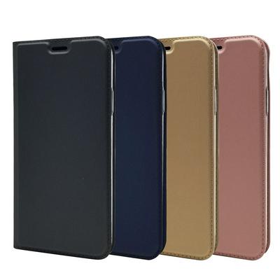 Wallet Case for iPhone 2019 6.5inch, Thin Smooth Leather Phone Cover Pressed by Electric Machine