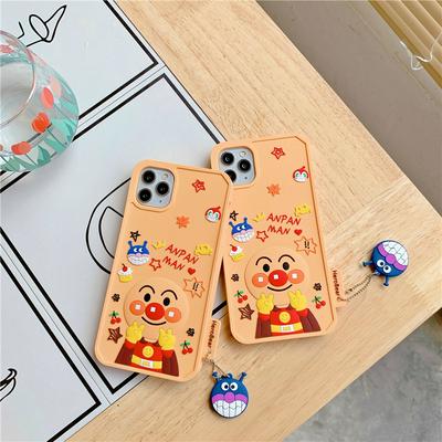 Cartoon Anpanman Anti-Scratch Shockproof Soft Silicone Back Cover Case for iPhone 12 (6.1)