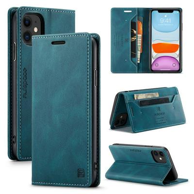 For iPhone 11 Pro(5.8) Retro Frosted Soft Leather + TPU Bottom Shell Flip Wallet Case with Card Slot & Stand Function