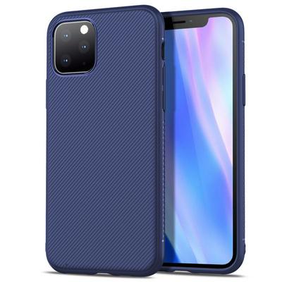 Soft Phone Case for iPhone 2019 6.5inch, Sloping Line-raised TPU Phone Cover