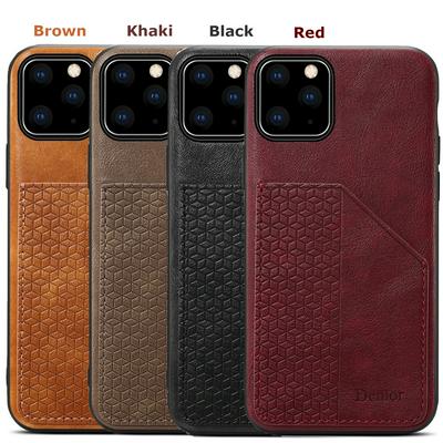New iPhoneX PU Phone Case Anti-fall Anti-wear Leather Case Elastic Card Rear Case All-inclusive Mobile Phone Case for iPhone 6.1 inch Phone Case