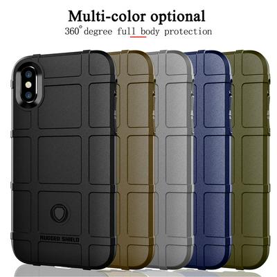 Anti-Fingerprint Anti-Slip Airbag Anti-Drop Heavy Armor Rugged Shield Matte TPU Back Cover Case for iPhone XR 6.1
