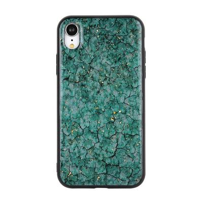 Green Purple Solid Color Bling Glitter Powder Soft TPU Back Cover Case for iPhone XR 6.1