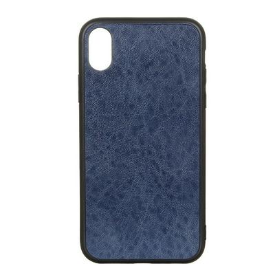 Leather-coated Phone Case for iPhone Xs/X, Crazy Horse Grain Shockproof Protective Case