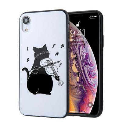 Relief Pattern Shockproof Anti-Scratch Soft TPU Back Cover Protective Case for iPhone XR 6.1
