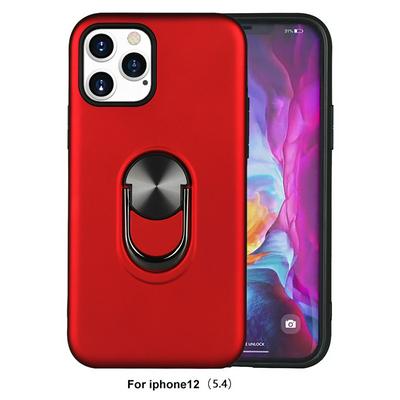 Thor Shockproof 2 in 1 Detachable Hard PC + Soft TPU with Pull Ring Kickstand Back Cover Case for iPhone 12 5.4