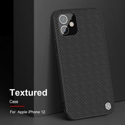 3D Texture Wear-resistant and Scratch-resistant Hard PC + TPU Back Cover Phone Case for iPhone 12(5.4)