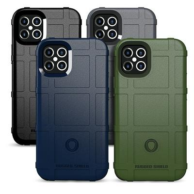 Shield Protective Series Military-grade Anti-fall Shockproof Back Cover Type Soft TPU Phone Case for iPhone 12(6.1)