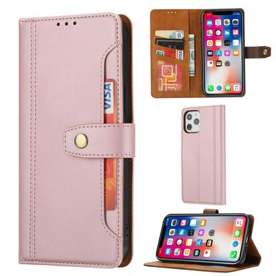 Calf Texture Flip Leather Case for iPhone 12/12 Pro(6.1) All-inclusive Anti-drop Wallet Style Cover with Card Slots