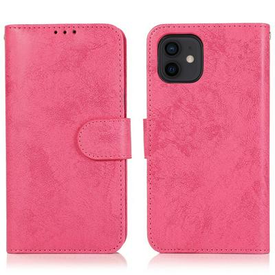 Retro Two-in-one Split Strong Magnetic Anti-fall Shockproof PU Leather Wallet Phone Case with Card Slots for iPhone 12/12 Pro(6.1)