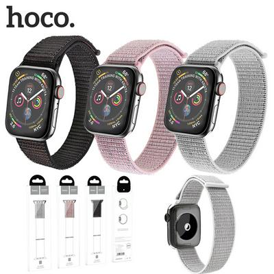 Banda de nailon Hoco para Apple Watch 3/2/1 38mm 42mm correa de repuesto de lazo deportivo suave pulseras para Iwatch Series4 40mm 44mm