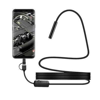 HD Mini Camera IP67 1200p Android Phone 1M 8mm Micro USB Type-C USB 3-in-1 Computer Endoscoop Borescope Tube Waterdichte USB Inspectie