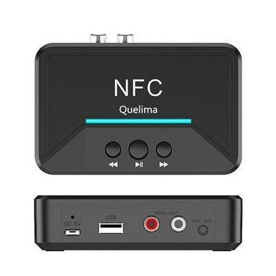 Bluetooth 5.0 Audio Adapter 3.5mm/2RCA Output Power Amplifier Speaker to Wireless Lossless Stereo NFC Bluetooth Audio Receiver