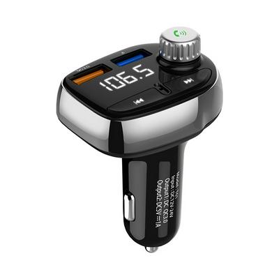 T61 Bluetooth Wireless Handsfree Car Kit MP3 Player QC3.0 USB Charger FM Transmitter