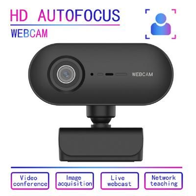 HD Computer Camera USB Live Web Course Auto-focus 360 Degree Rotating Meeting Webcams
