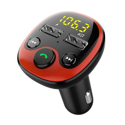 BT21 FM Transmitter FM Modulator Bluetooth 5.0 Handsfree Car Kit Audio MP3 Player Support TF Card U Disk Playback