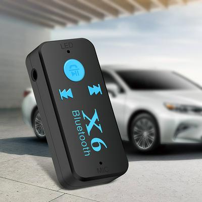 X6 Adapter Bluetooth Receiver Car Bluetooth Aux TF Card A2DP Audio Stereo Bluetooth Handfree