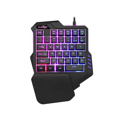 G92 One-handed Keyboard Colorful RGB Backlight Non-mechanical Notebook PlayerUnknown's Battlegrounds PUBG Gaming Keyboard Waterproof