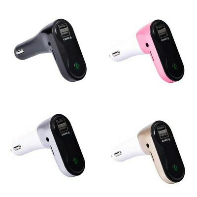 CARC6 Car Mp3 Music Player Dual USB Multifunction Bluetooth Handsfree Charger FM Car Launcher