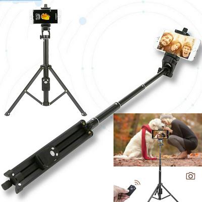 Yunteng 1688 Bluetooth Remote Shutter Portable Handle Selfie Stick Mini Table Tripod for IOS Android Iphone Samsung