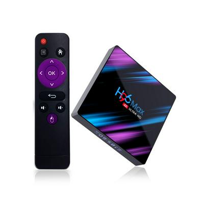 H96Max RK3318 Android 10.0 BT4.0 Smart TV Box 2.4G & 5G Dual Wifi 4K HD Media Player Google Voice Remote Android TV Set Top Box