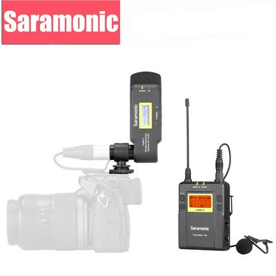 Wireless Microphone System, Saramonic UwMic9 Transmitter and Reveiver Set for Video Recording, Preaching and Public Speaking