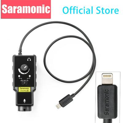 Saramonic SmartRig Di XLR Microphone & 6.3mm Guitar Interface with IOS MFi Certified Lightning Input for iPhone X 8 7 7s