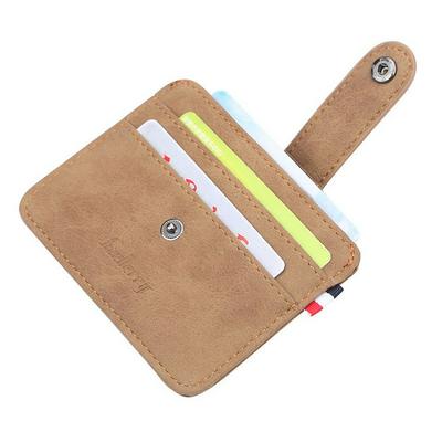 Small Leather Wallet Credit Card Holder Multiple Card Slot Purse
