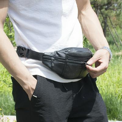 Multifunctional Outdoor Running Durable Sheepskin Waist Pack 