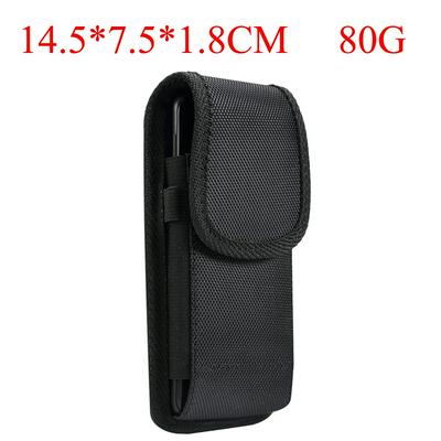 4.7-5.0 inch Universal Vertical Oxford Cloth with Card Slot Waist Bag Pouch Case with Belt Clip for iPhone Samsung Cellphones