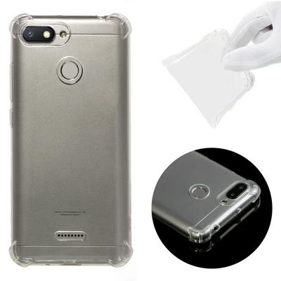 Shockproof Anti-Scratch Transparent Soft TPU Back Cover Case for Xiaomi Redmi 6