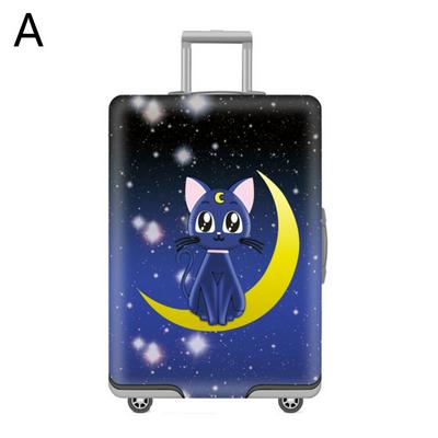 Cartoon Patten Luggage Case Cover Travel Case Dustproof Cover Trolley Protector Case Elastic Cover 20/24/28/30 inch Thicken Wear-resistant