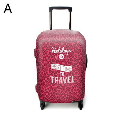  0001 Printed Personalized Breathable Wear Resistant Travel Elastic Luggage Suitcase Protective Cover for 18"-32" Suitcase Travel Accessorie