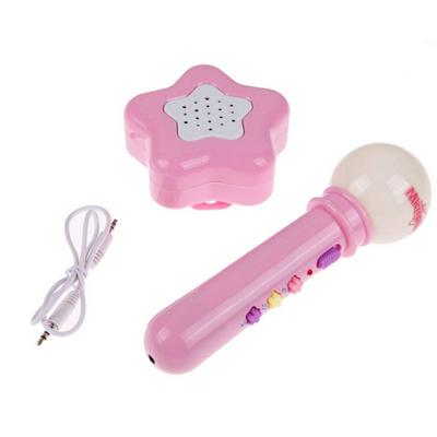 Baoli Funny Plastic Microphone Music Playing Microphone Toy Fun Gift for Kids