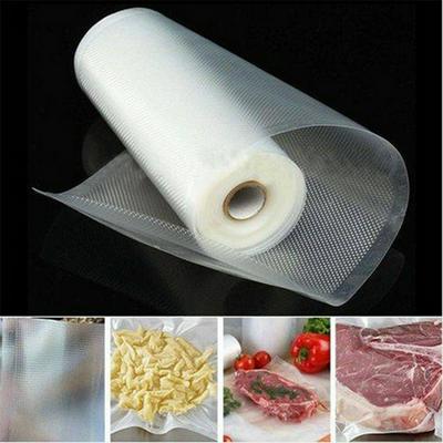 Thread Pattern Household Fresh-Keeping Reusable Food Saving Vacuum Sealed Rolls Kitchen Storage Bags