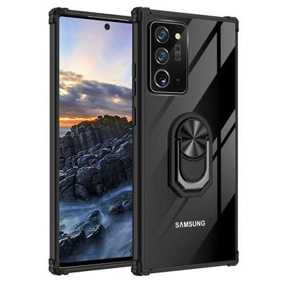 Sergeant 2 in 1 Detachable Anti-fall Shockproof Hard PC Bracket Acrylic Back Cover Case with Kickstand  for Samsung Galaxy Note20 Pro