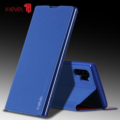 X-level Thin PU Leather + Hard PC with Card Holder Slot and  Viewing Stand Support Cover Case for Samsung Galaxy Note10+/Samsung Galaxy Note10 Pro 