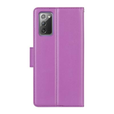 Mercury Goospery Hanman Series Shockproof Side Flip PU Leather + Soft TPU Card Slots Picture Frame with Stand and Magnetic Buckle Wallet Case for Samsung Galaxy Note20