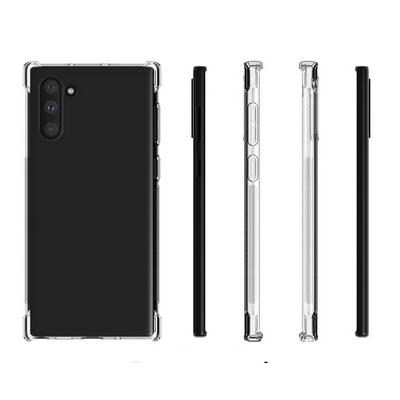Shock Absorption Clear Phone Cover TPU Case for Samsung Galaxy Note 10