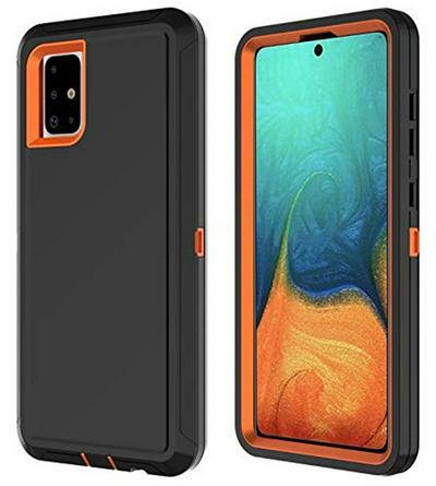 Armor Shockproof 3 in 1 Detachable Hard Front PC Frame + Hard PC Inner + Soft TPU Back Hybrid Back Cover Protective Case for Samsung Galaxy Note20 Ultra